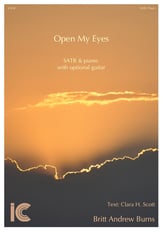 Open My Eyes SATB choral sheet music cover